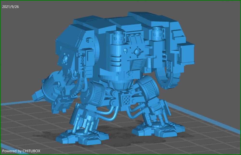 無畏機(jī)甲3D打印模型