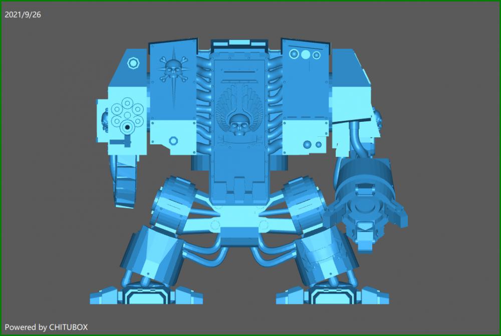 無畏機(jī)甲3D打印模型