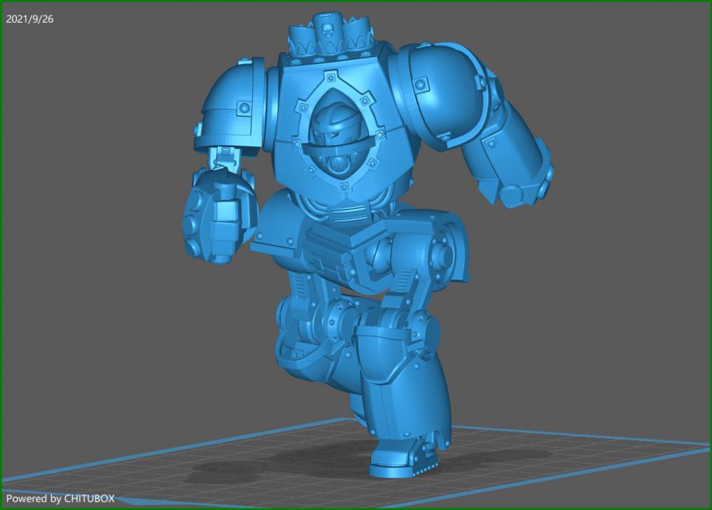 仿無畏機甲3D打印模型