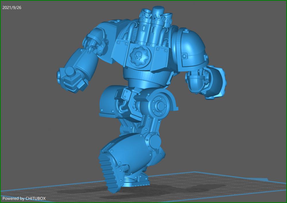 仿無畏機甲3D打印模型