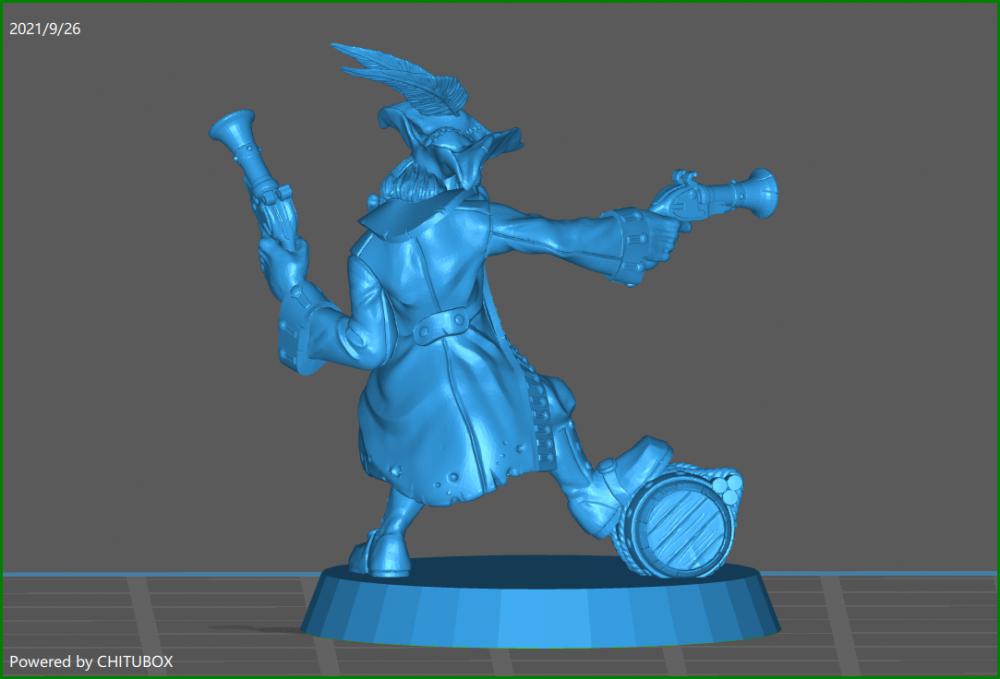 海盜哥布林3D打印模型