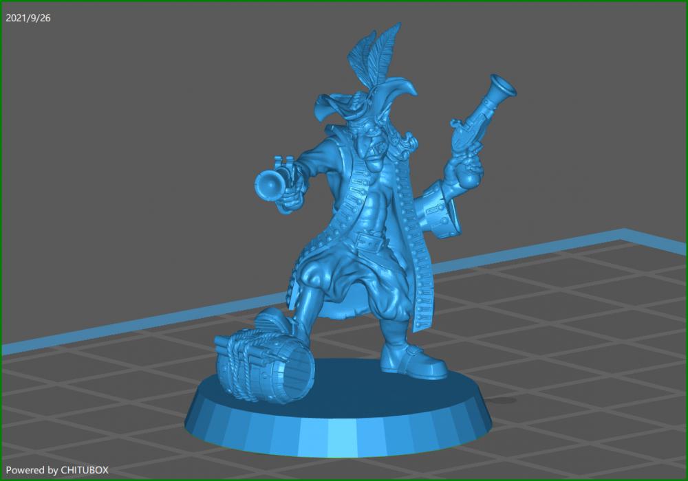 海盜哥布林3D打印模型