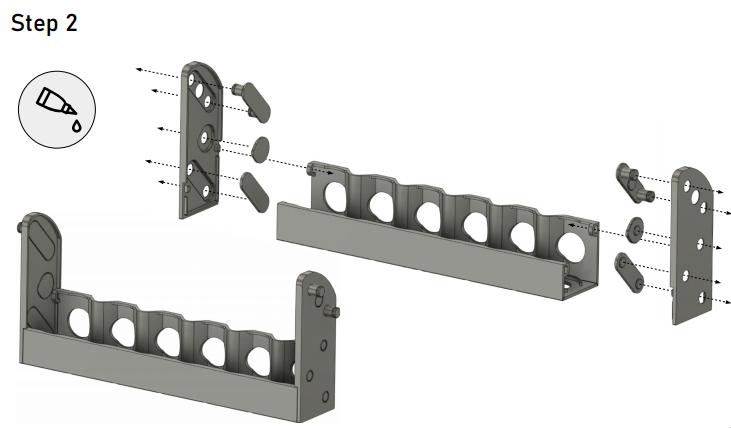 折疊顏料架3D打印模型