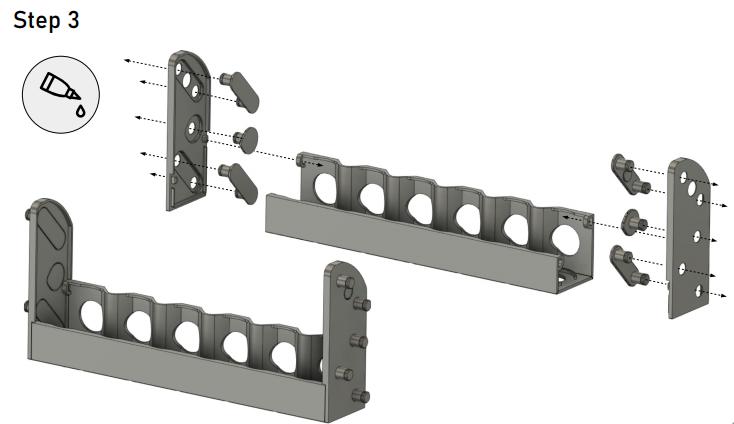 折疊顏料架3D打印模型