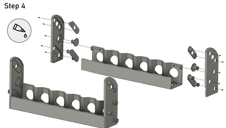 折疊顏料架3D打印模型