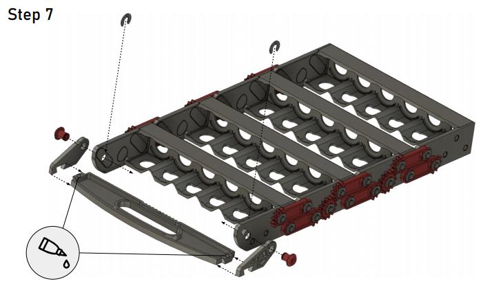 折疊顏料架3D打印模型