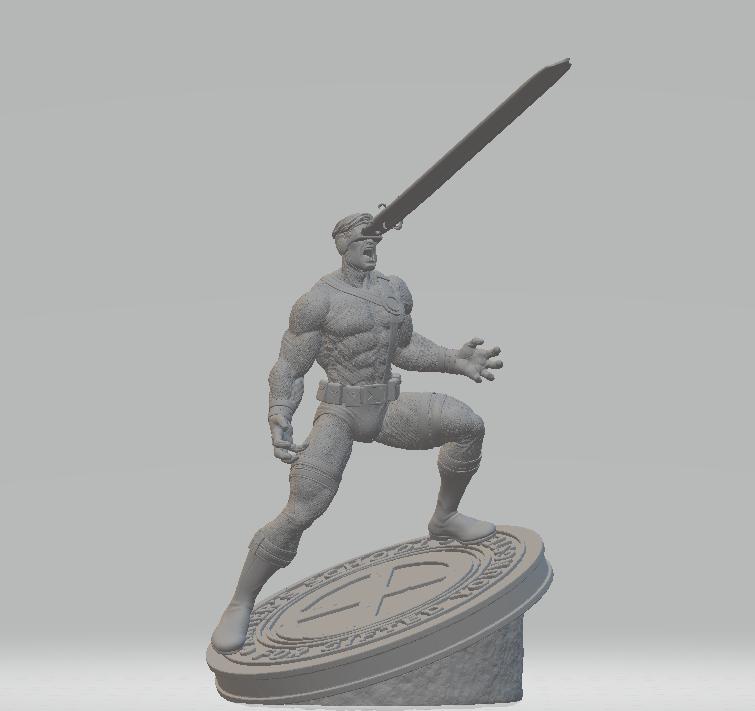 鐳射眼 X戰(zhàn)警3D打印模型