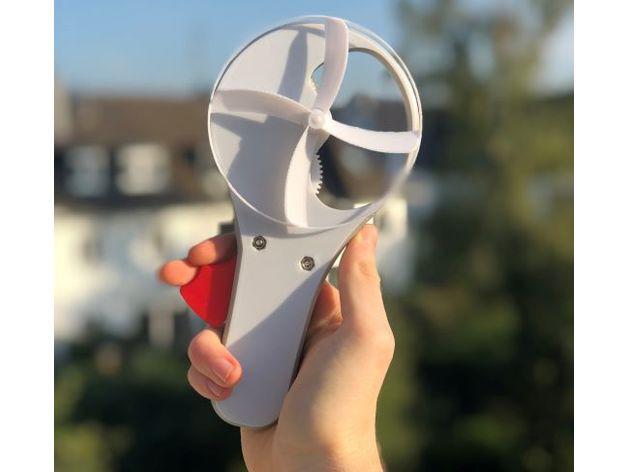 DIY按壓風(fēng)扇3D打印模型