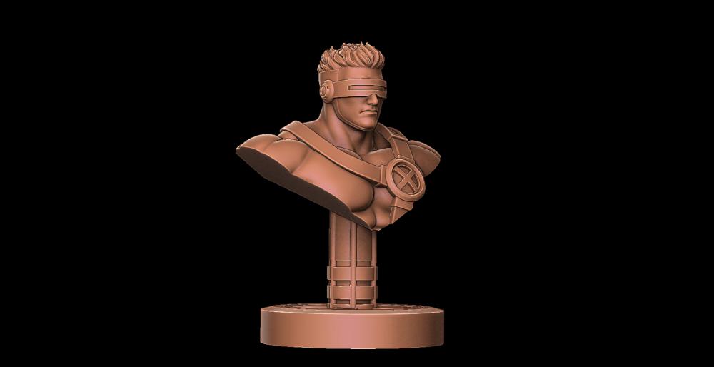 鐳射眼 胸雕3D打印模型