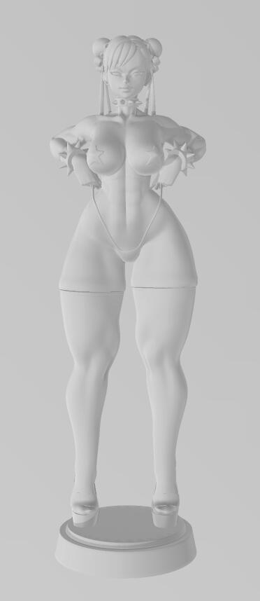 街頭霸王春麗3D打印模型