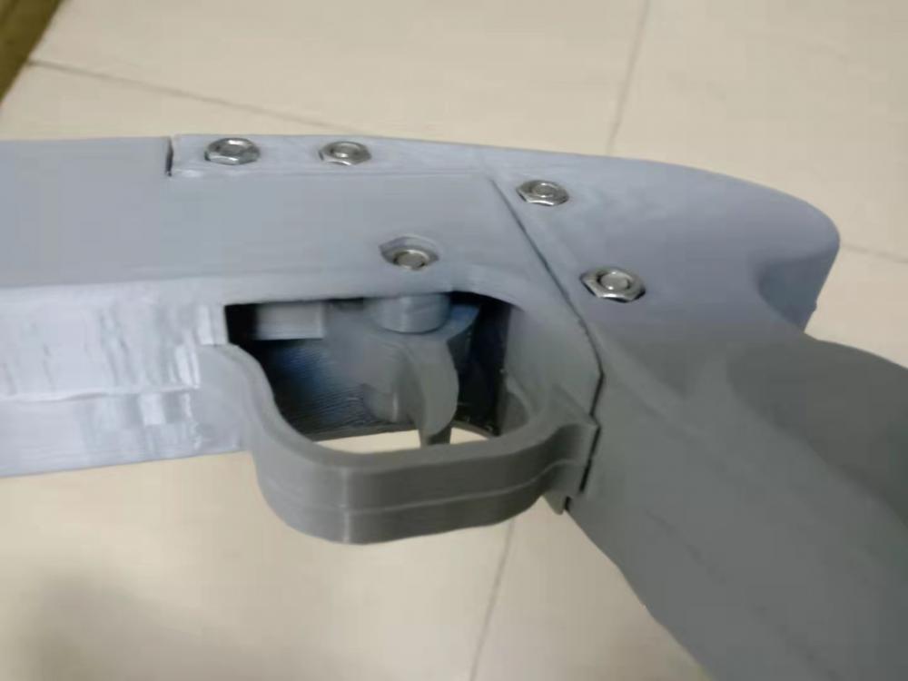 皮筋彈射器3D打印模型