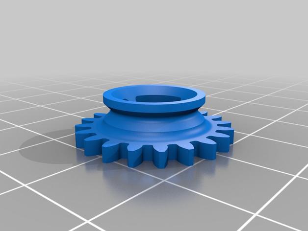 氣球動力徑向發(fā)動機3D打印模型