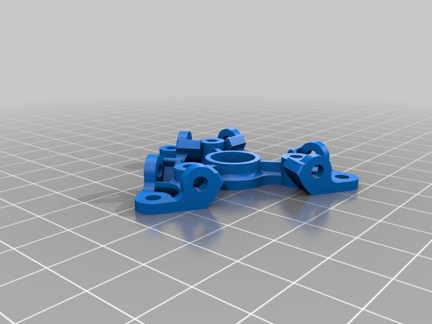 氣球動力徑向發(fā)動機3D打印模型