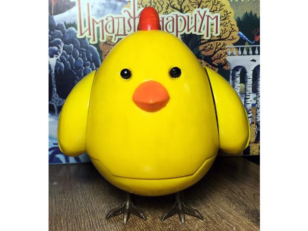 超載雞(阿吉)3D打印模型