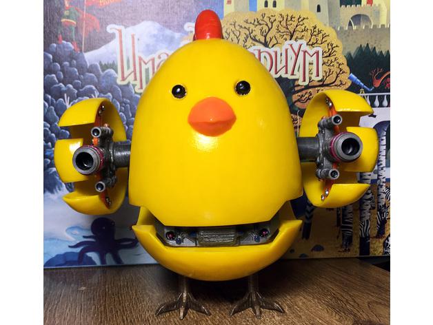 超載雞(阿吉)3D打印模型