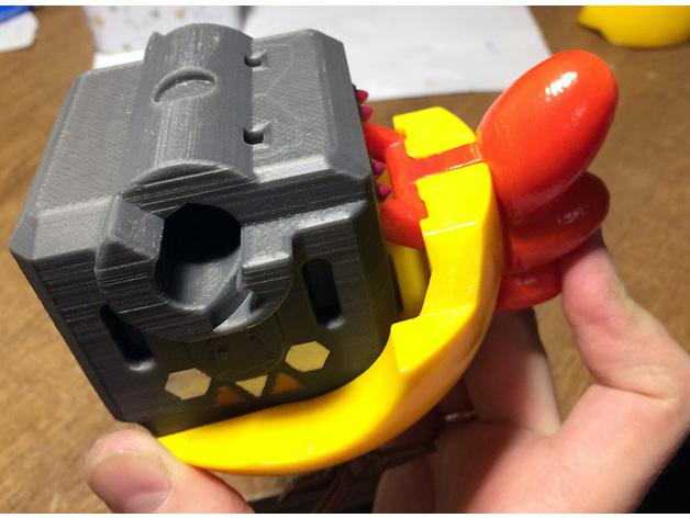 超載雞(阿吉)3D打印模型