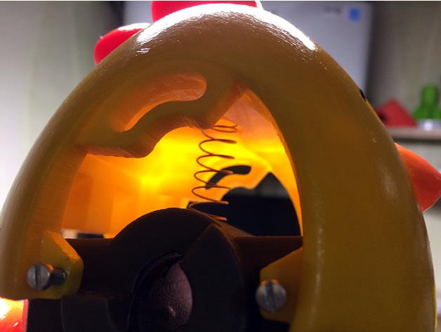 超載雞(阿吉)3D打印模型