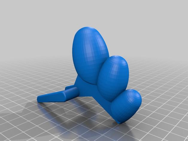 超載雞(阿吉)3D打印模型