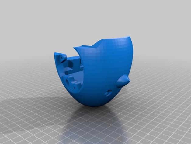 超載雞(阿吉)3D打印模型