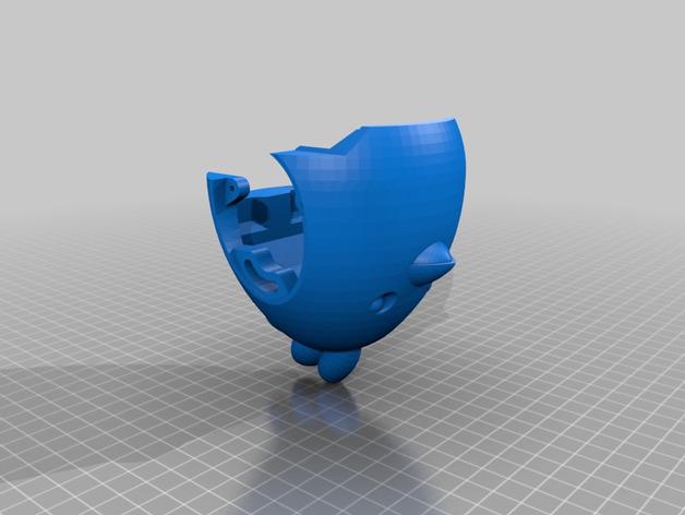 超載雞(阿吉)3D打印模型