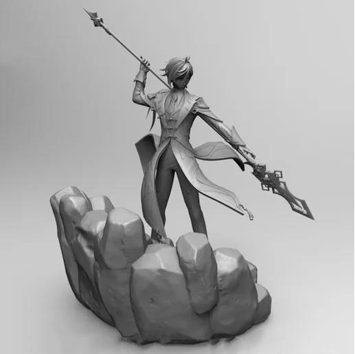 鐘離 原神3D打印模型