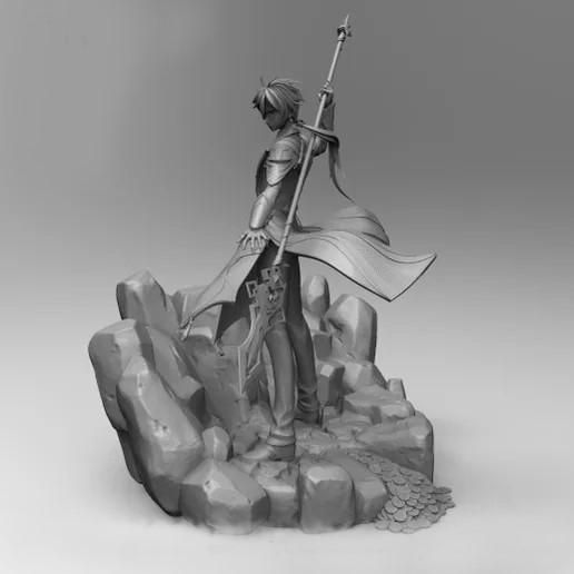 鐘離 原神3D打印模型