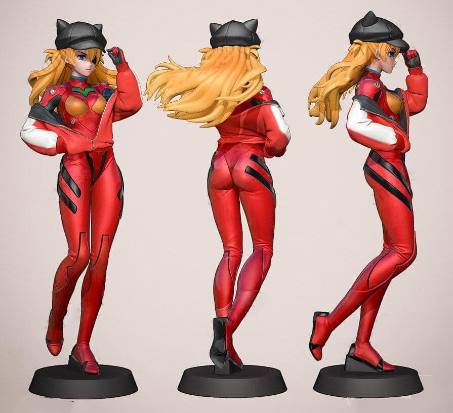 新世紀(jì)福音戰(zhàn)士 明日香 3D打印模型