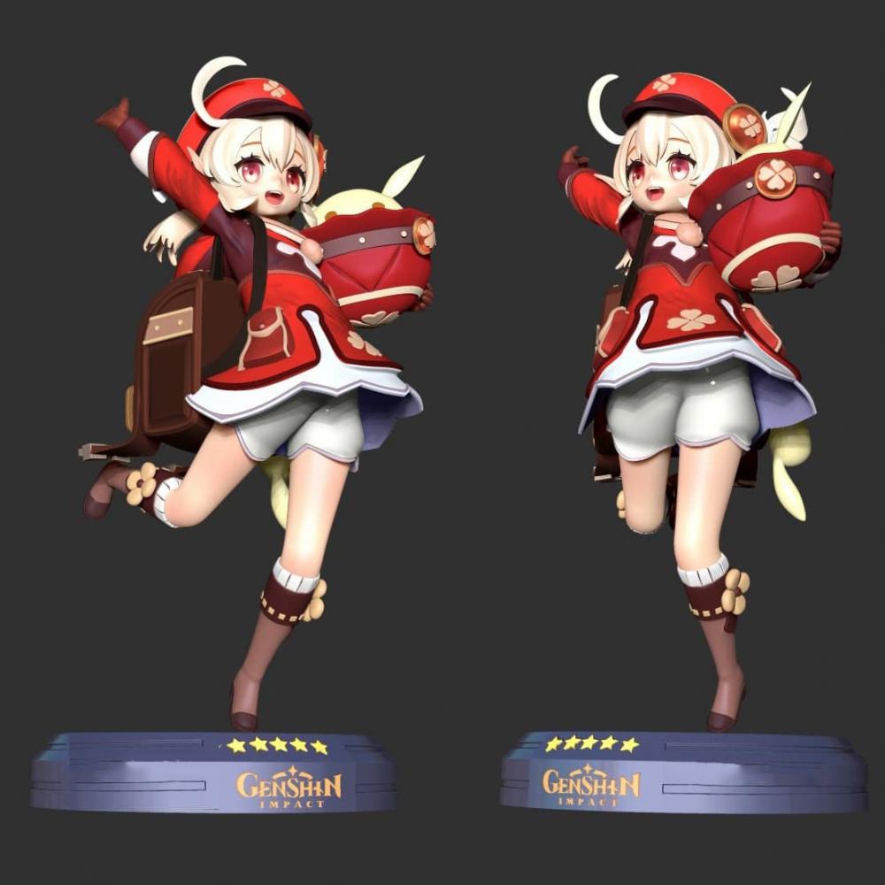 原神 可莉火花騎士3D打印模型