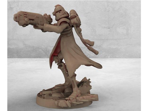 戰(zhàn)錘40k機(jī)械教護(hù)教軍先鋒3D打印模型