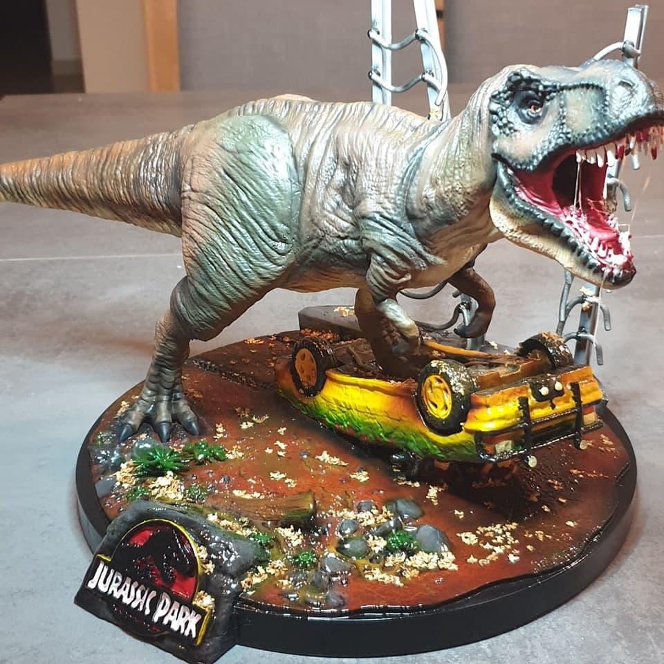 侏羅紀(jì)世界 霸王龍3D打印模型