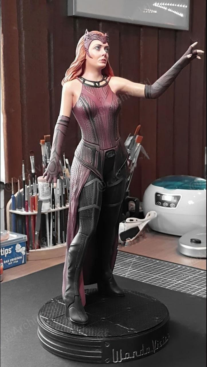 緋紅女巫 旺達(dá)3D打印模型