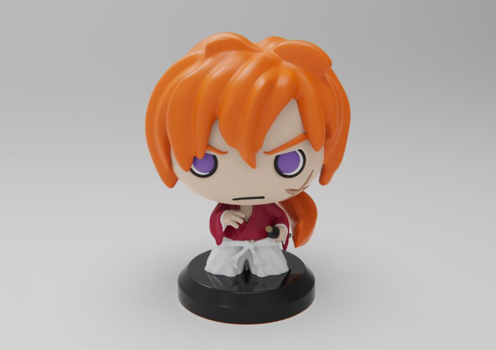 緋村劍心 浪客劍心 Q版3D打印模型