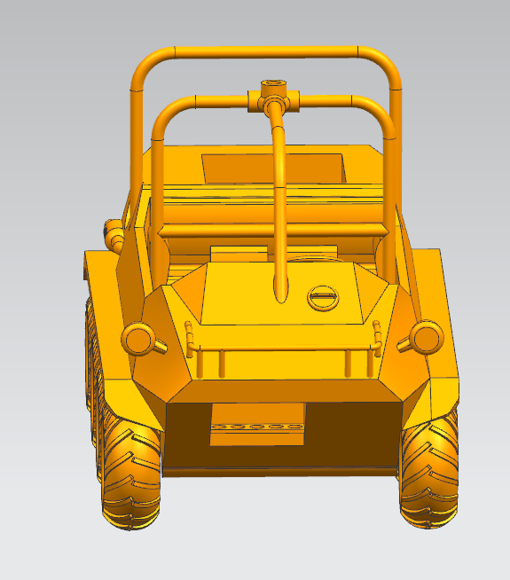 山貓8乘8全地形運兵車基本型3D打印模型
