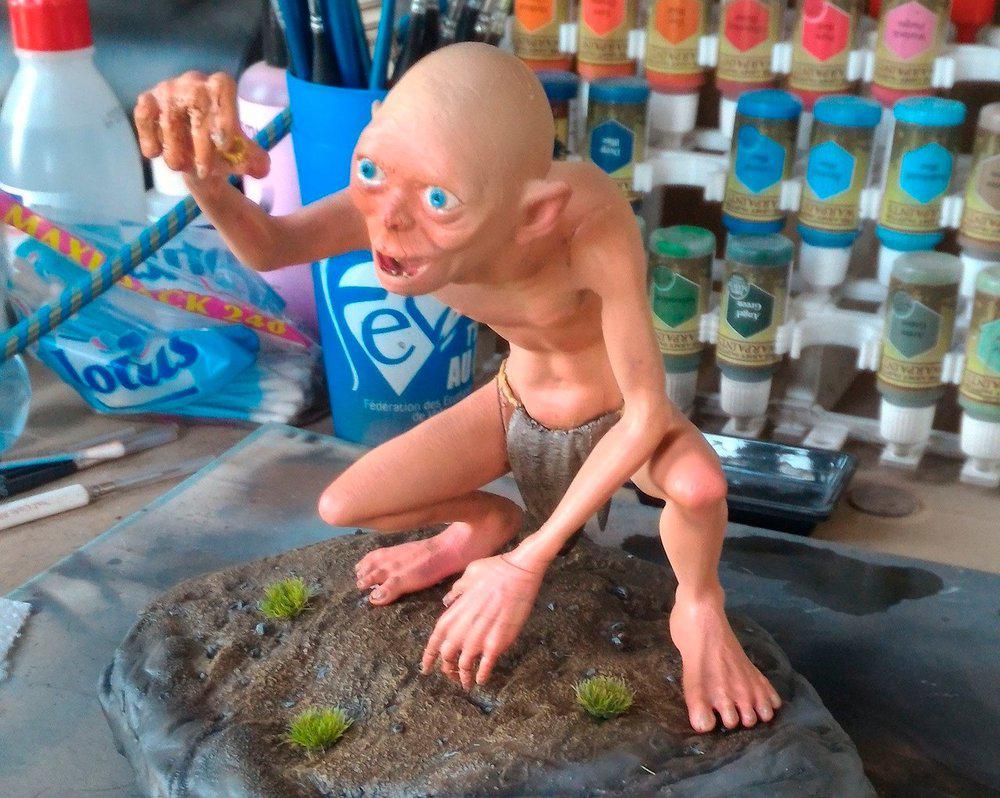 指環(huán)王 咕嚕3D打印模型