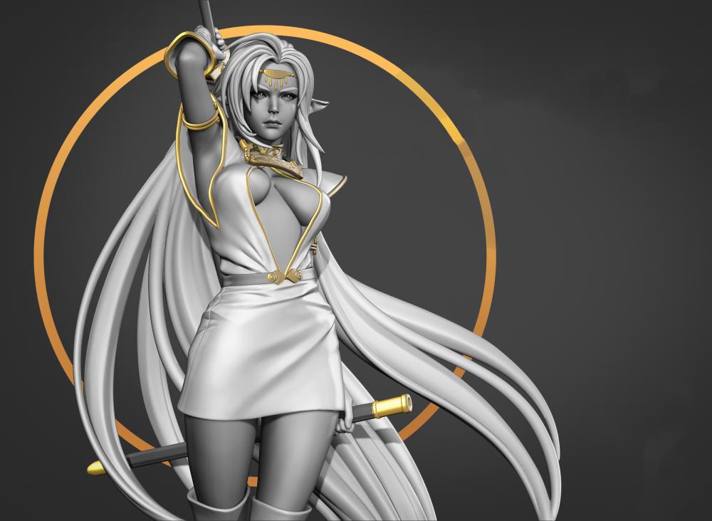 比蘿蒂絲 羅德島戰(zhàn)記3D打印模型