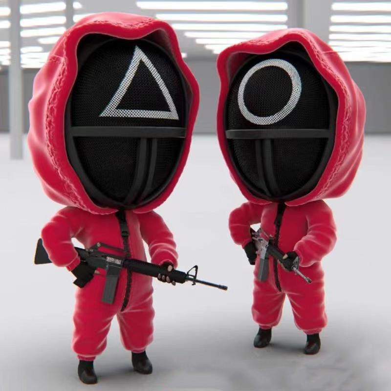 魷魚游戲 監(jiān)管者 持槍Q版3D打印模型