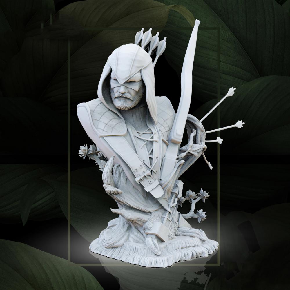 綠箭俠 胸雕 DC3D打印模型