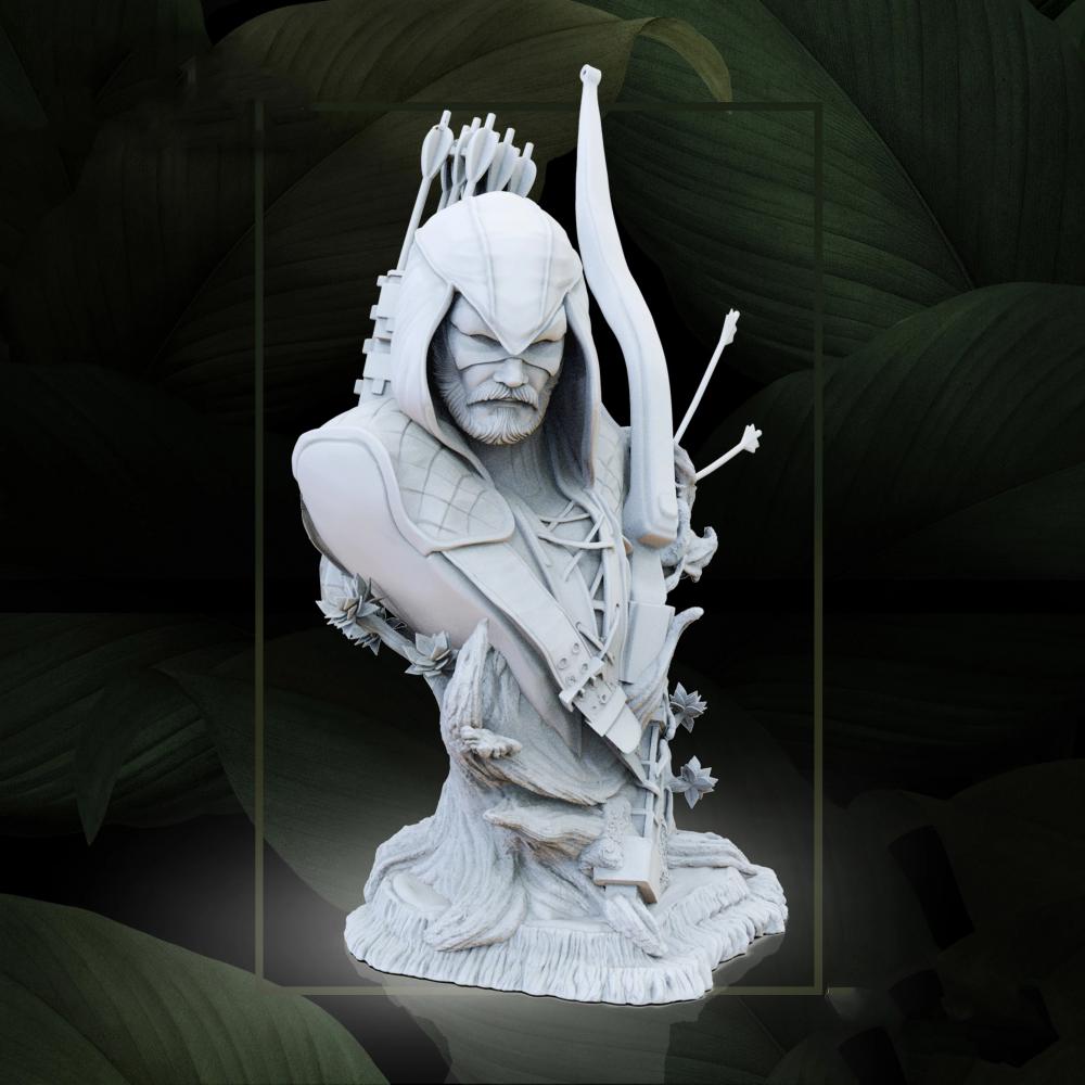 綠箭俠 胸雕 DC3D打印模型