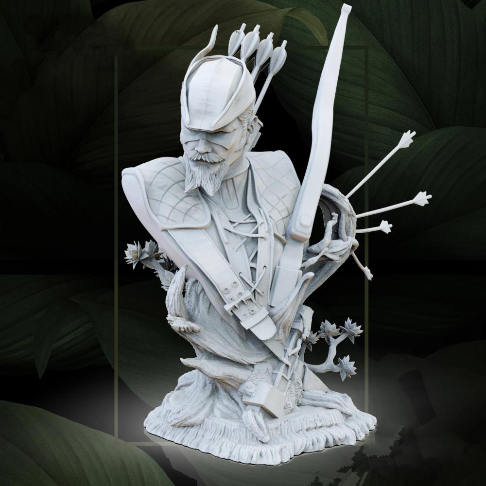 綠箭俠 胸雕 DC3D打印模型