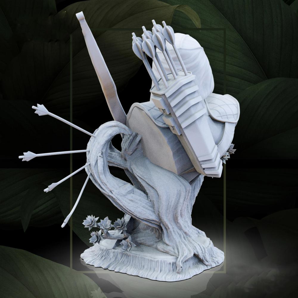 綠箭俠 胸雕 DC3D打印模型