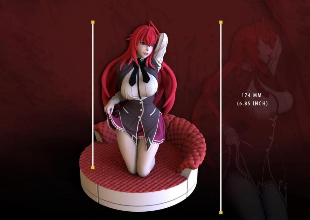 惡魔高校 莉雅絲3D打印模型
