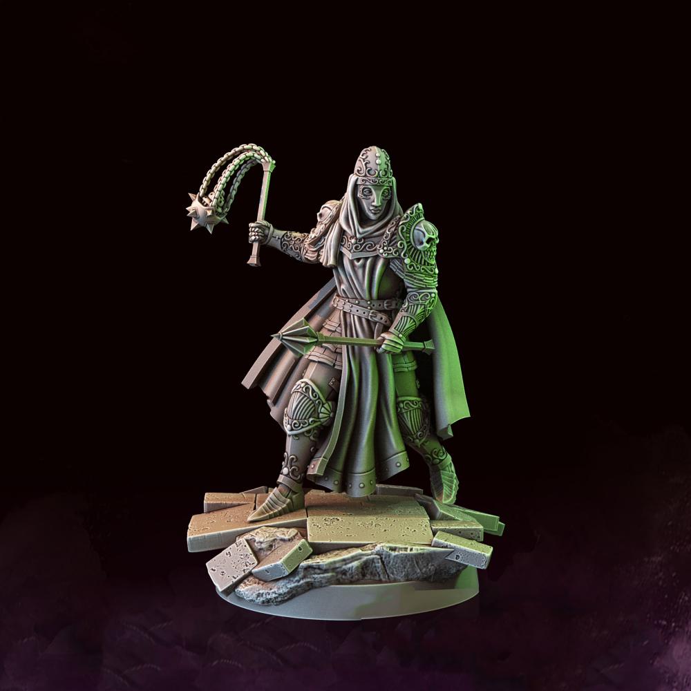 冥界神廟 死靈祭司3D打印模型