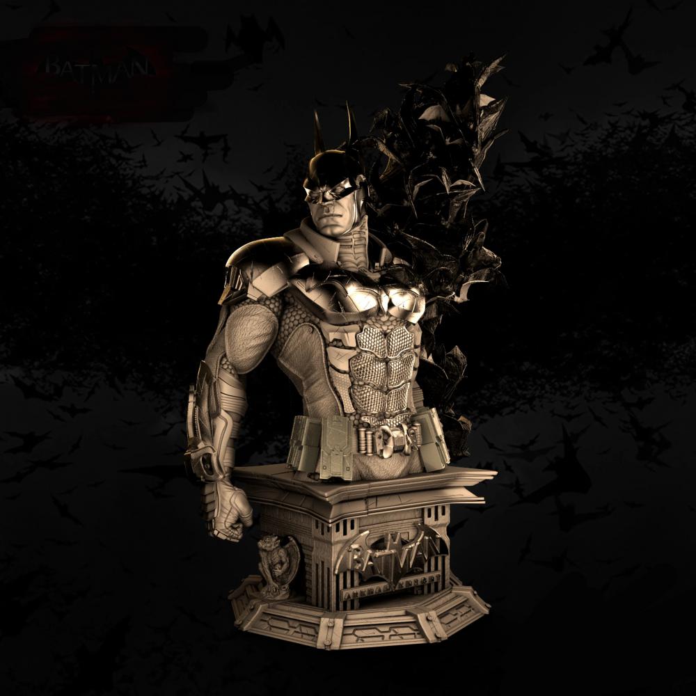 漫威 蝙蝠俠 半身像3D打印模型
