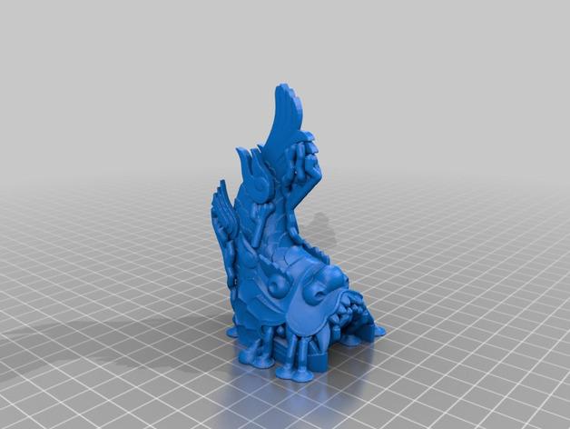 龍魚3D打印模型