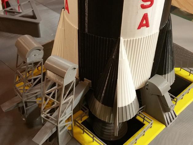 土星五號(hào)火箭3D打印模型