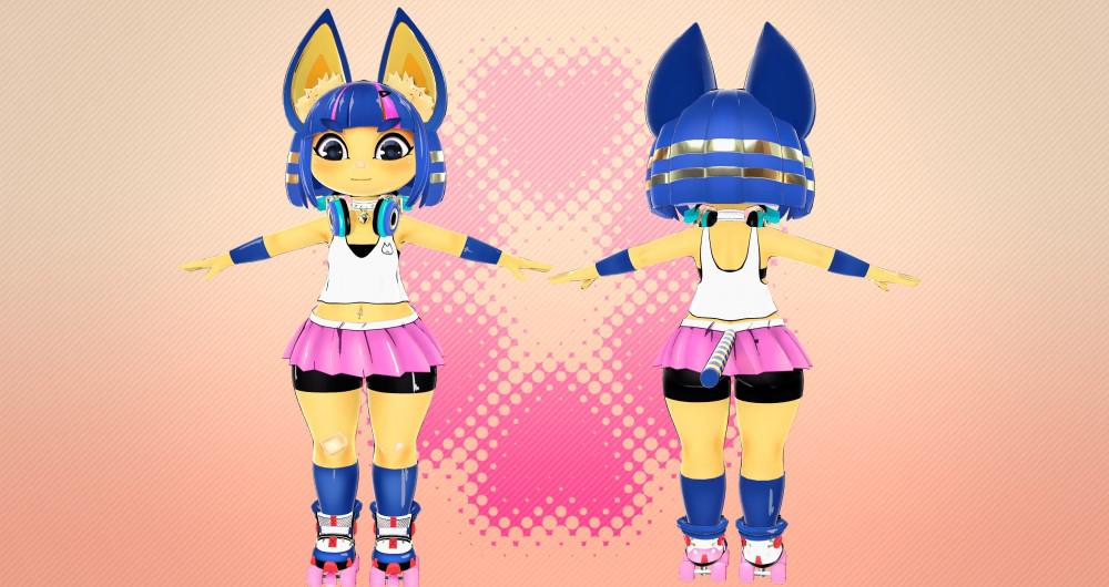 埃及貓 安卡 運動版3D打印模型