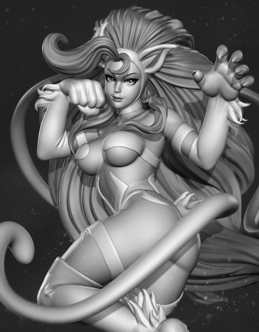 菲莉西亞 惡魔戰(zhàn)士3D打印模型