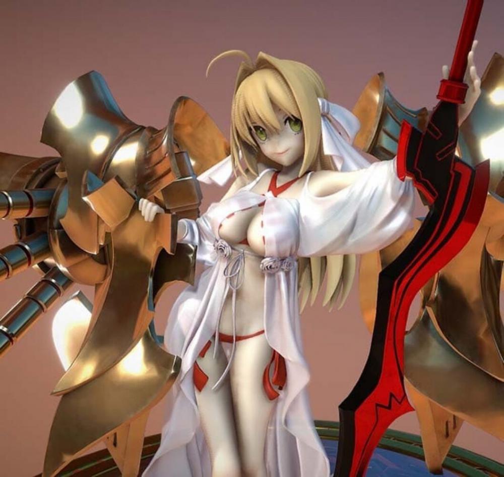 FGO泳裝尼祿3D打印模型