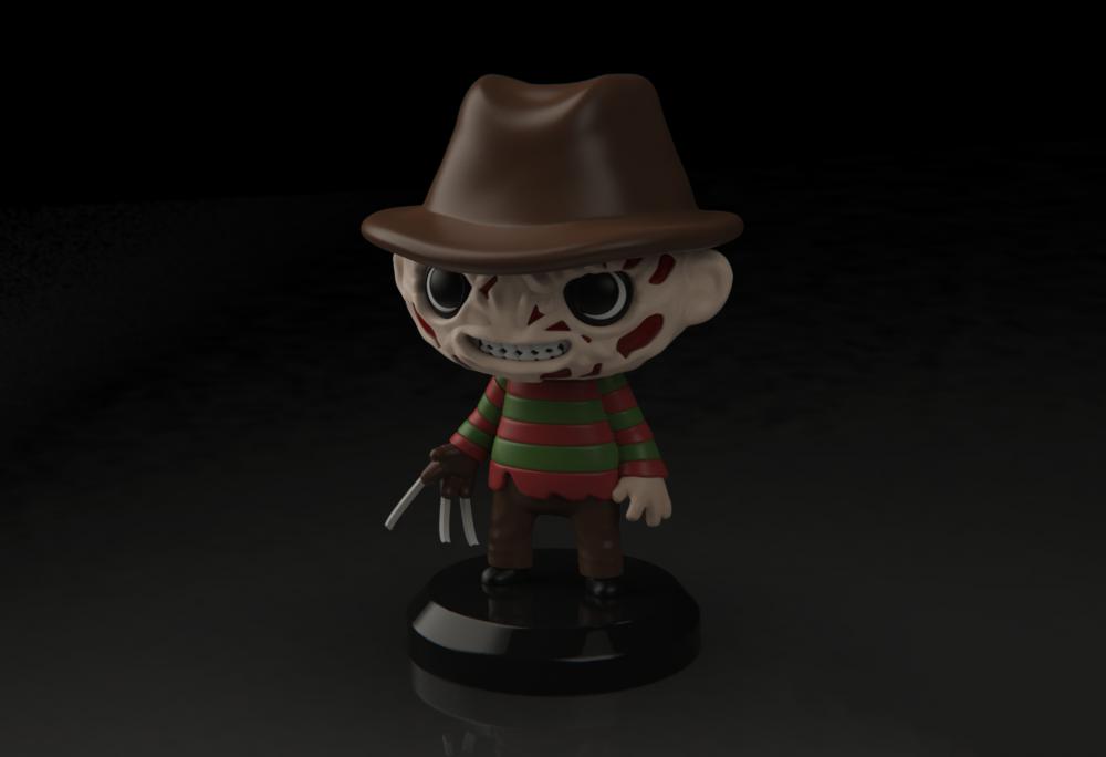 弗萊迪克魯格 Q版3D打印模型