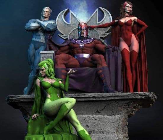 萬磁王一家 漫威3D打印模型